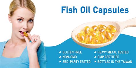 Fish Oil Omega 3 1000mg Softgel Capsules Healthcare Supplement For