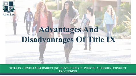 Advantages And Disadvantages Of Title Ix By Allen Law Firm Issuu