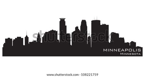 Minneapolis Skyline Silhouette: Over 375 Royalty-Free Licensable Stock ...