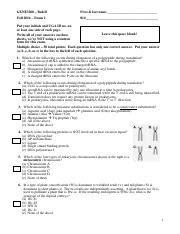 Exam Fall Pdf Gene Bedell First Last Name Fall Exam