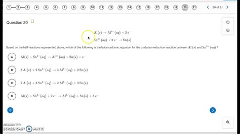 AP Chem Unit 4 PC MCQ Key Part 2 YouTube