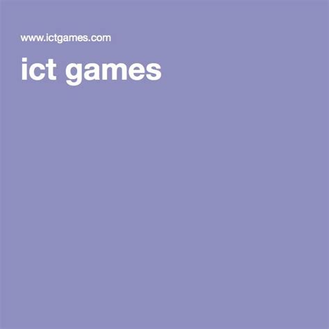 Ict Games Ict Games Free Educational Games Ict