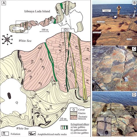 A Geological Sketch Map Of The Central And Western Domains On