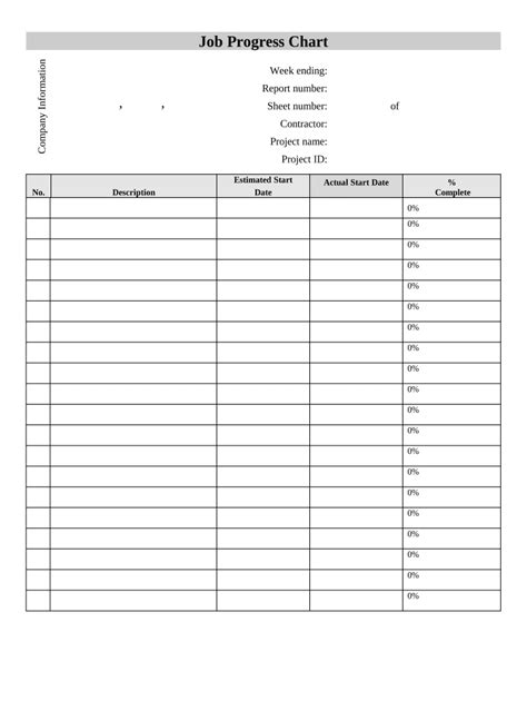 Printable Job Sheet Template - Printable Cards