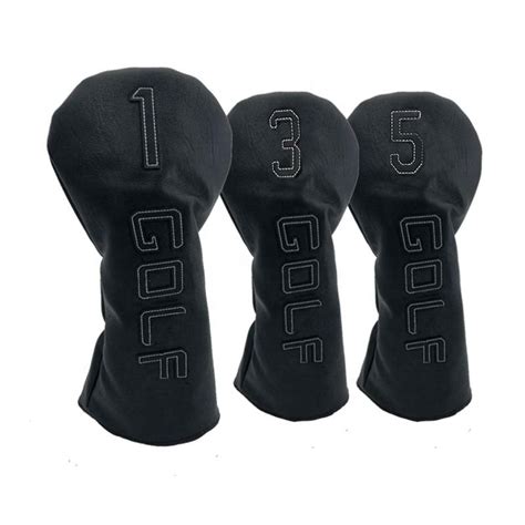 Custom Logo Golf Driver Headcover For Man Women Pu Leather Golf Driver