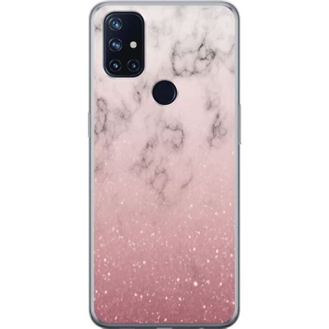 Oneplus Nord N G Transparent Mobilskal Glitter Och Marmor