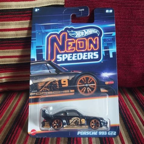 Hot Wheels Porsche 993 GT2 Neon Speeders Shopee Malaysia