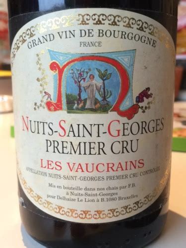 Delhaize Nuits Saint Georges Er Cru Les Vaucrains Vivino Brasil