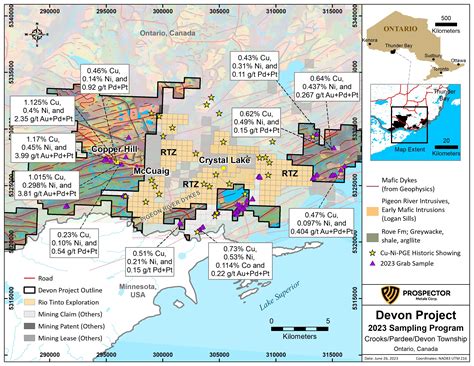 Prospector Identifies High Priority Vtemtm Geophysical Targets On The