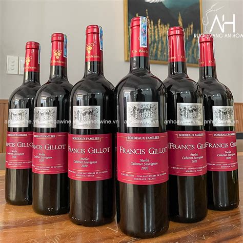 Rượu Vang Pháp Francis Gillot Merlot Cabernet Sauvignon An Hòa Wine