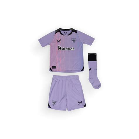 Athletic Bilbao Third 24/25 Kids Football Kit - SOCCALORD