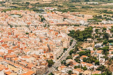 Roses Town, Girona, Costa Brava, Spain Stock Photo - Image of landscape ...