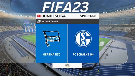 Fifa Hertha Bsc Vs Fc Schalke Bundesliga Match Fifa