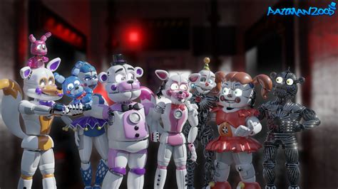 The Sister Location Crew Fnafblender By Pattman2005 On Deviantart