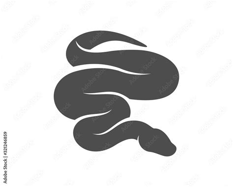 Python snake logo vector, Animal graphic, Snake design Template ...