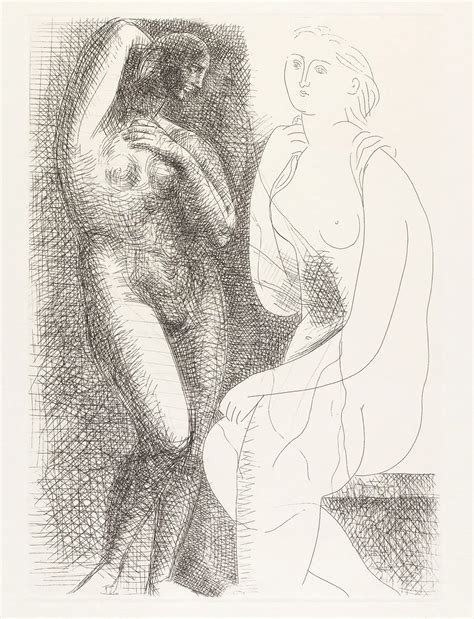 Mujer Desnuda Ante Una Estatua Nude Women In Front Of A Statue Pablo