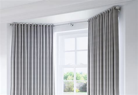 Trade Pole Eyelet Bay Window Curtain Pole Sided Window Cm