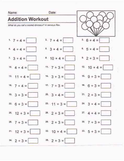 Kumon Worksheet Grade 1