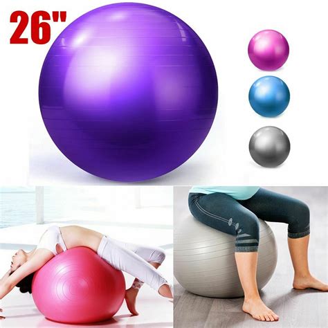 Exercise Ball For Physical Therapy Workout Fitness Ball For Core Strength Yoga Ball For