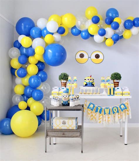 Minons Birthday Party Minion Party Theme Minions Birthday Theme