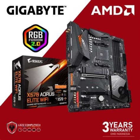 Jual Gigabyte X570 Aorus Elite Wifi Amd X570 Am4 Ddr4 Ryzen Di