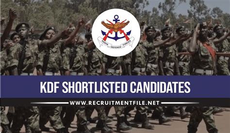 Kdf Shortlisted Candidates 2023 2024 Is Out Check Here