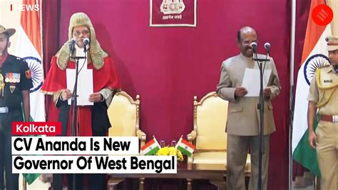 Cv Ananda Bose Takes Oath As West Bengal Governor Youtube