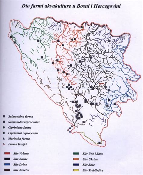 Rijeke U Bosni I Hercegovini Karta | Karta