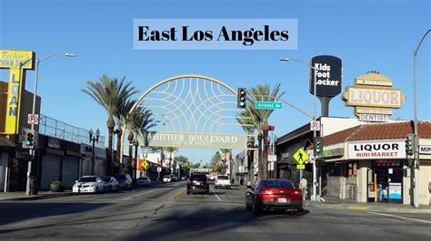 Drive Thru East Los Angeles Whittier And Boyle Heights 4K YouTube