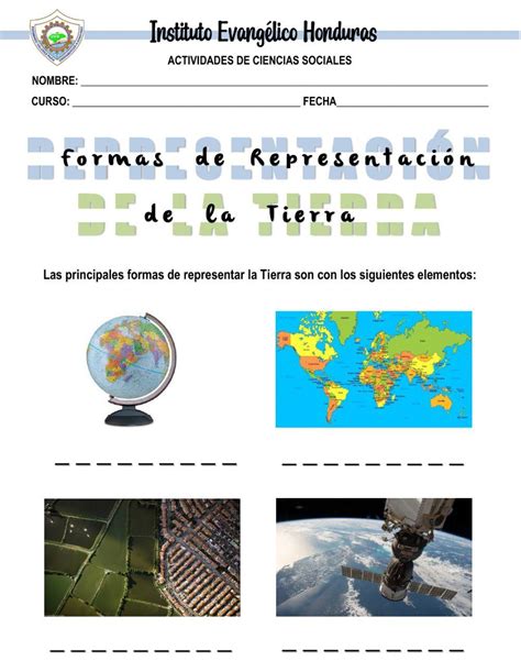 Representación De La Tierra Sociales Worksheet Live Worksheets