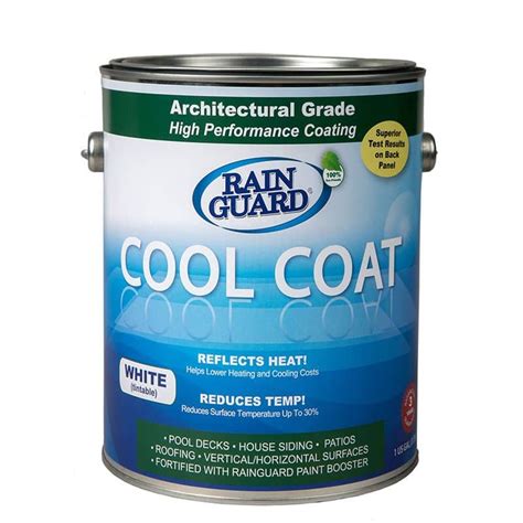 Clear Cool Coat Thermal Barrier Elastomeric Paint Saves Energy Cool