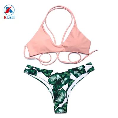 Factory Price Teenage Girls Sexy Two Piece Nylon Sexy Bikini China