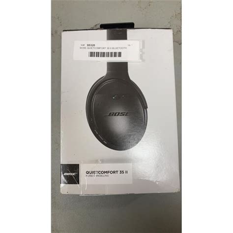 BOSE QUIETCOMFORT 35 II BLUETOOTH HEADSET TESTED AND WORKING NEEDS NEW ...