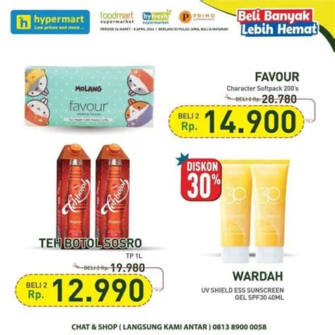 Promo Hypermart Beli Banyak Lebih Hemat Periode Maret April