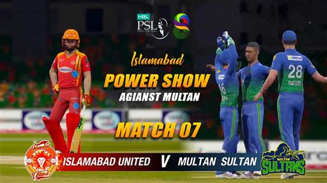 Islamabad United Vs Multan Sultan Psl 8 2023 Iu Power Show Against