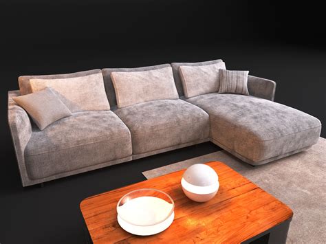 Sofa Natuzzi Long Beach 2911 3d Model 10 Max Free3d