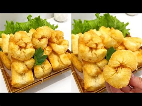 Cemilan Gurih Favorite Aku Tips Singkong Goreng Mekar Dan Renyah