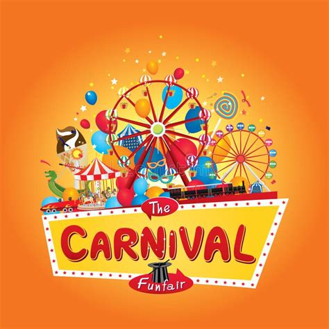 Carnival Funfair Stock Vector Illustration Of Invitation 65489259