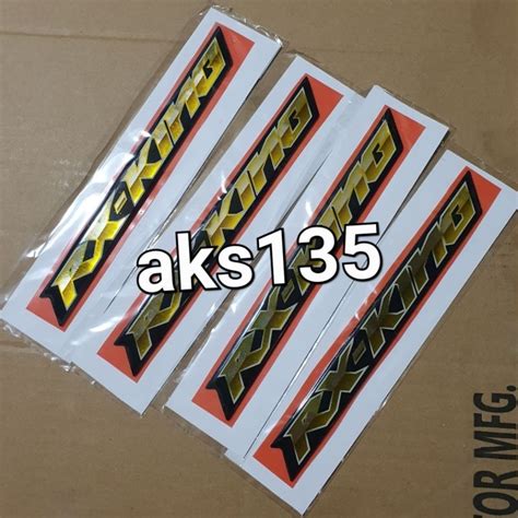 Jual Stiker Logo Emblem Cover Box Aki Rx King Rxking Original