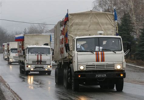 Another Russian Humanitarian Convoy Enters Occupied Donbas Unian