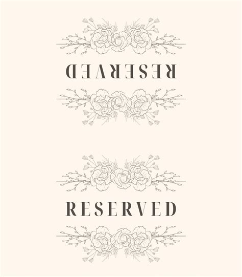 Free elegant printable place cards, Download Free elegant printable
