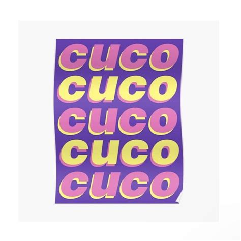 cuco poster 16.4" x 21.4" semi gloss has mini holes... - Depop