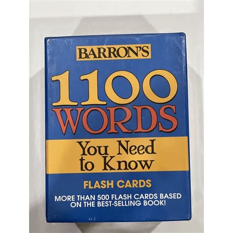 Barron S Words You Need To Know Flashcards Wholesale Online