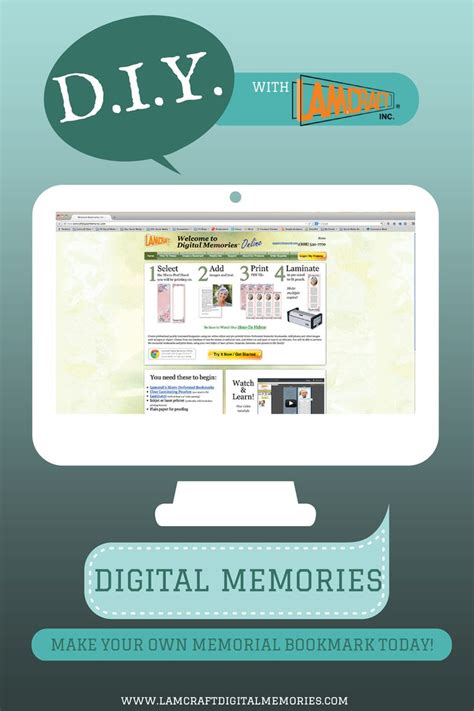 Make Your Own Memorial Bookmarks With Lamcraft Memories Digital