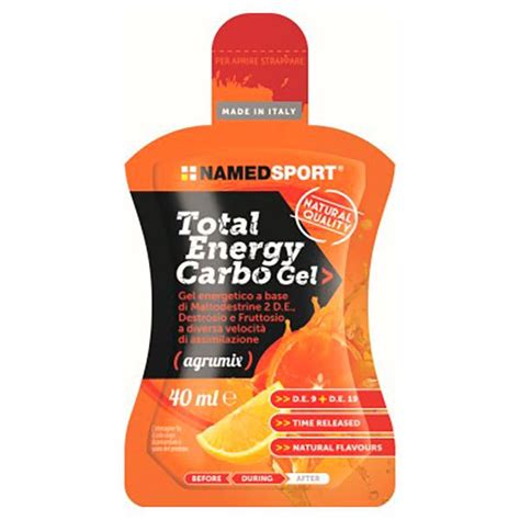 Named Sport Total Energy Carbo Ml Units Citrus Energy Gels Box