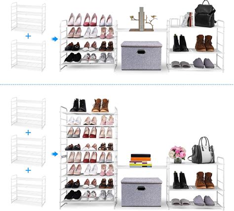 Simple Trending Repisa Apilable De Pisos Para Zapatos Organizador