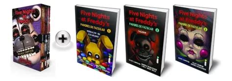 Kit De Livros Box Five Nights At Freddys Trilogia Completa And Pavores De Fazbear Vols 1 3