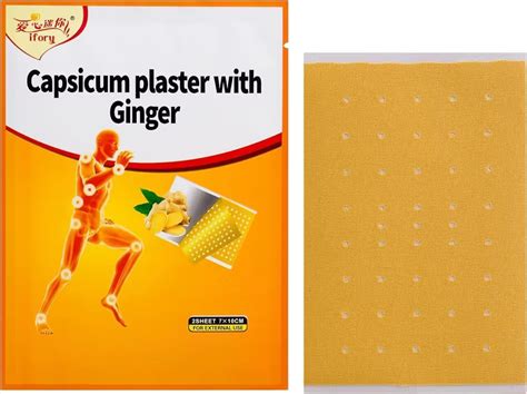 Amazon Ifory Pcs Capsaicin Patches Capsicum Ginger Patches