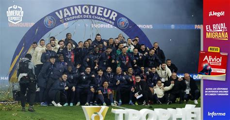 Luis Enrique se estrena en París PSG campeón de la Supercopa de Francia