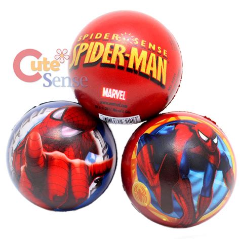 Marvel Spiderman Soft Bouncing Play Ball Set 3pc Kids Toy